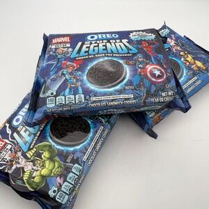 Marvel Oreo Stuf of Legends Special Edition Cookies 3 Pack Set 01 02 03 of 04